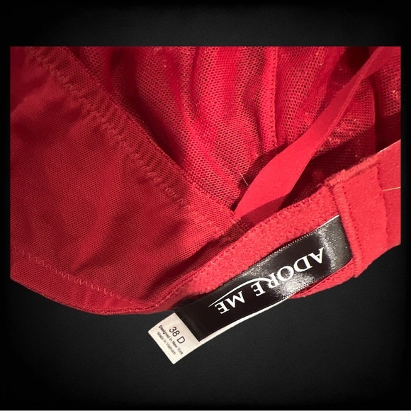 Adore Me Red‎ Etty Bra 38D - Picture 3 of 3
